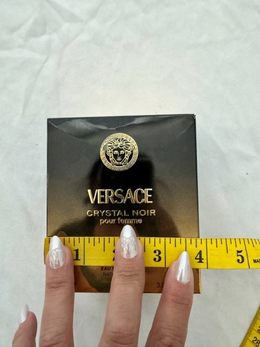 Versace Crystal Noir Pour Femme Empty Box Only Case Replacement - Picture 2 of 8